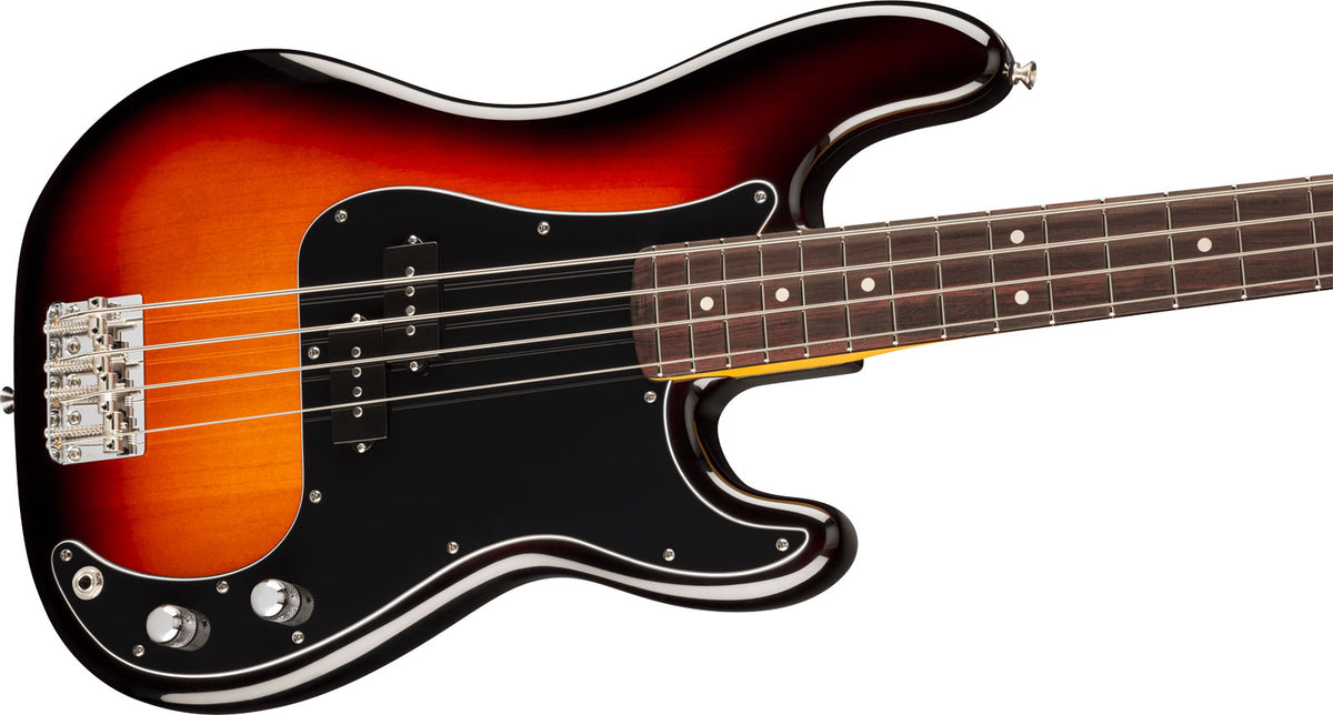 American Professional Classic Precision Bass RW 3-kleuren-sunburst
