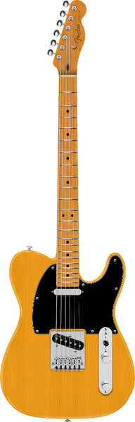 Telecaster 75 Anni Player II Bariton, MN Butterscotch Blond