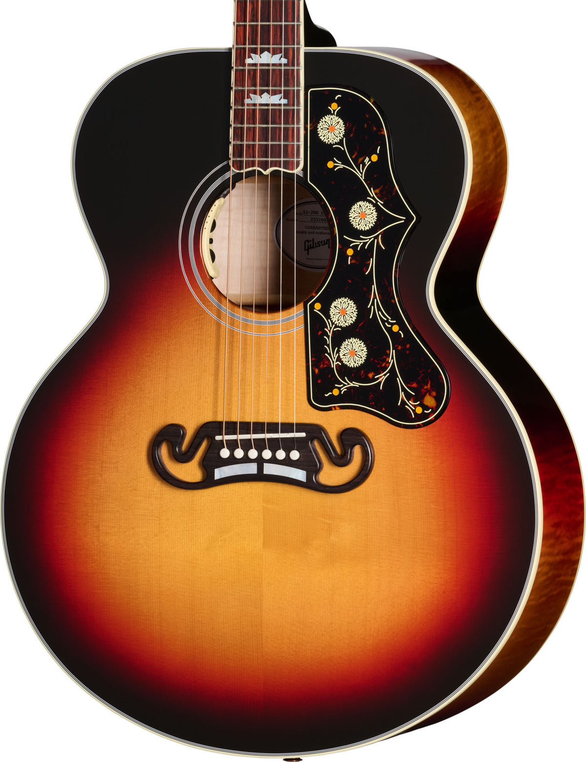 SJ-200 Standard Esdoorn Tri Burst Modern