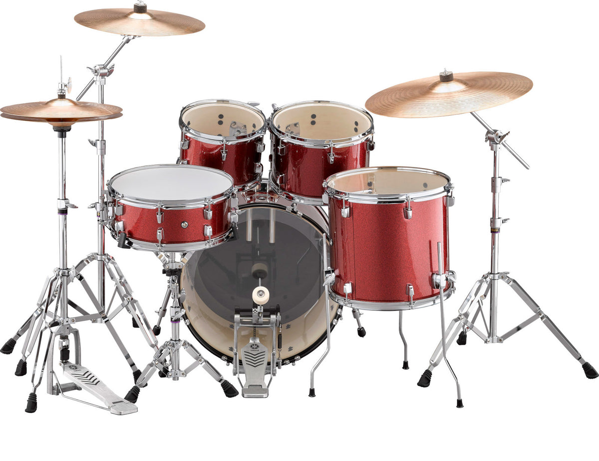 Rydeen 20 Bordeauxrode glitter + HW680W + Paiste 101