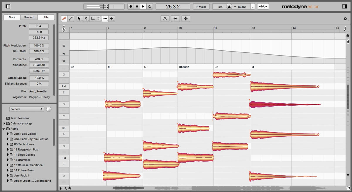 Melodyne 5 Editor Update Editor
