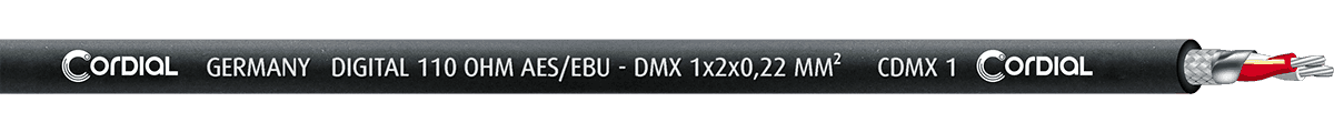 Kabelhaspel DMX 100 m