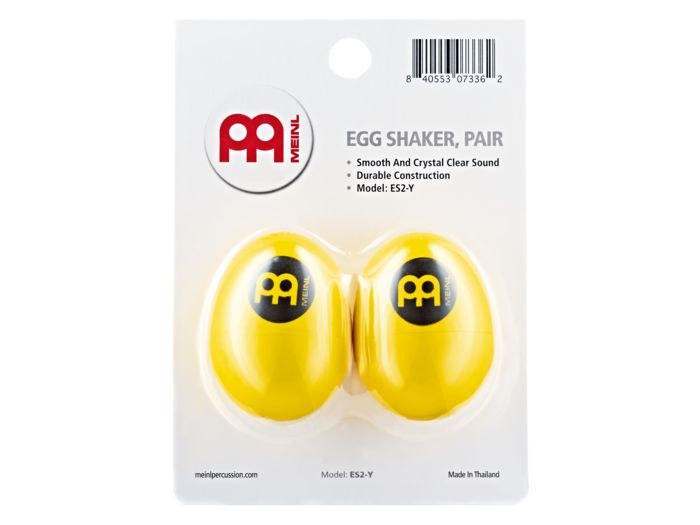 Meinl PLASTIC EGG SHAKERS YELLOW