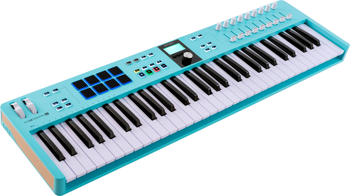 Keylab Essential 61 MK3 Aquamarijn