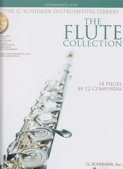 Schirmer FLUTE COLLECTION + CD INTERMEDIATE LEVEL - FLUTE PIANO
