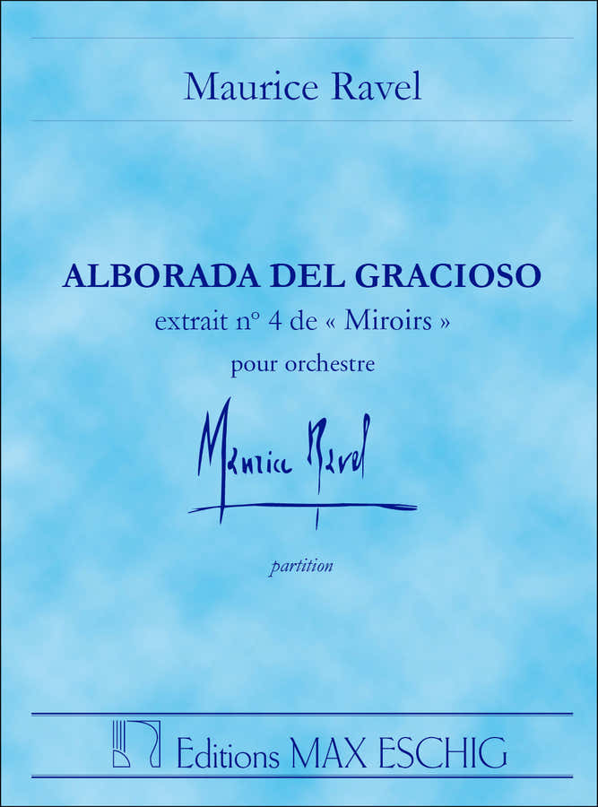 Ravel - Alborada Del Gracioso N°4 De "miroirs" - Conducteur Poche