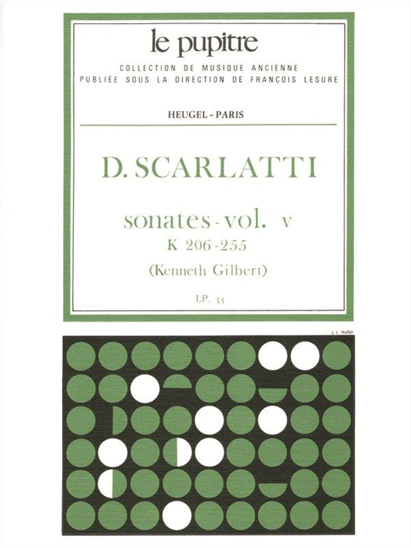 Heugel Scarlatti D. - Sonates Vol.v (K.206 - K.255)
