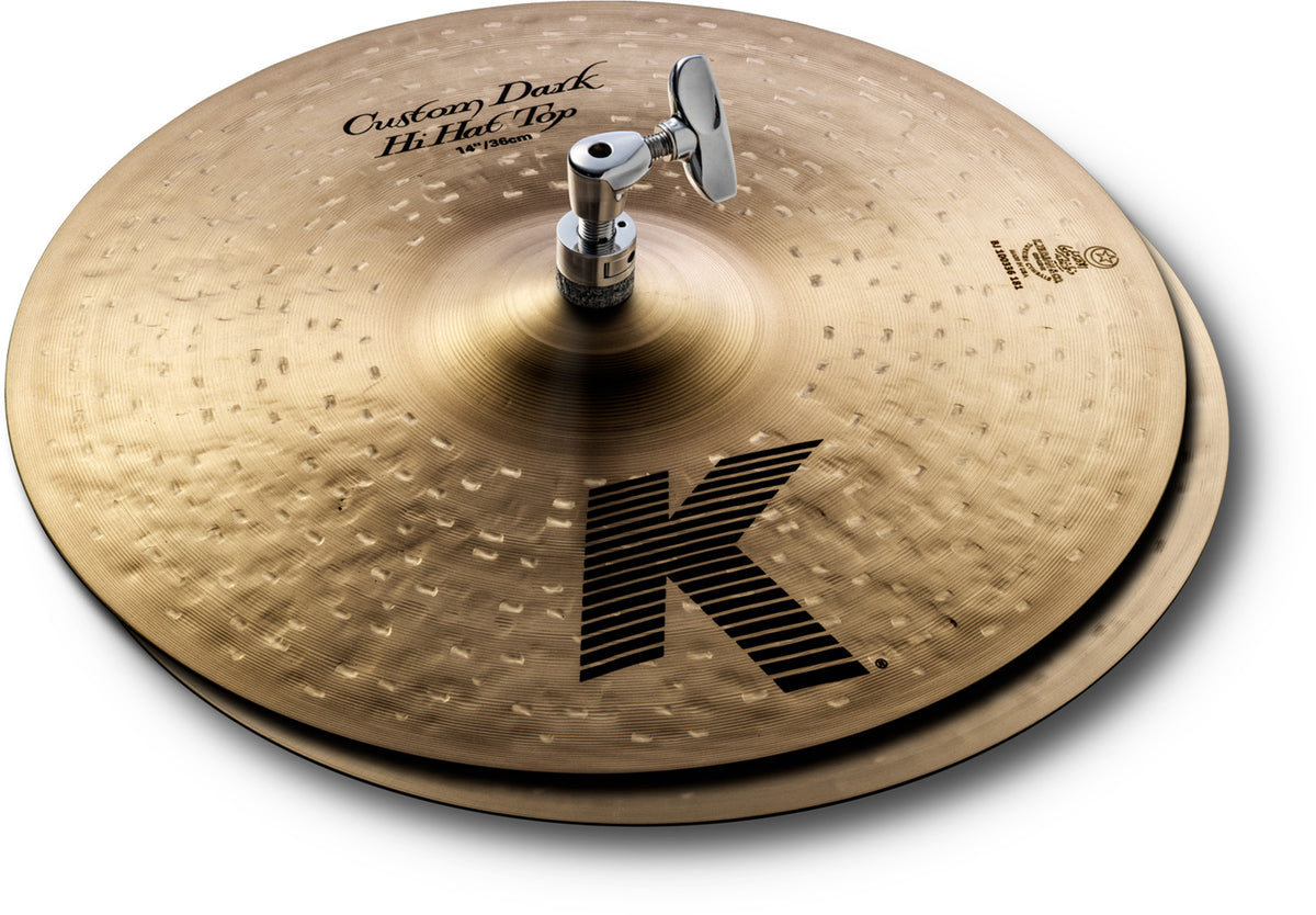 Zildjian K0943 - CHARLESTON K CUSTOM 14" DARK HI HATS