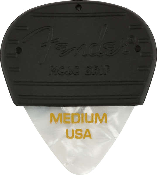 Mojo Grip Celluloid medium plectrums 3-pack White Moto
