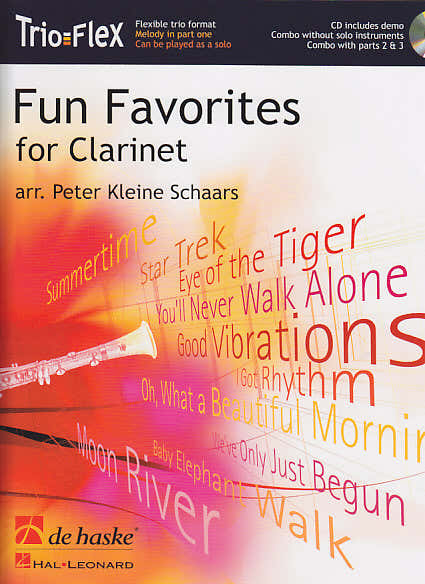 Dehaske KLEINE SCHAARS PETER - FUN FAVORITES FOR CLARINET + CD - CLARINETTE