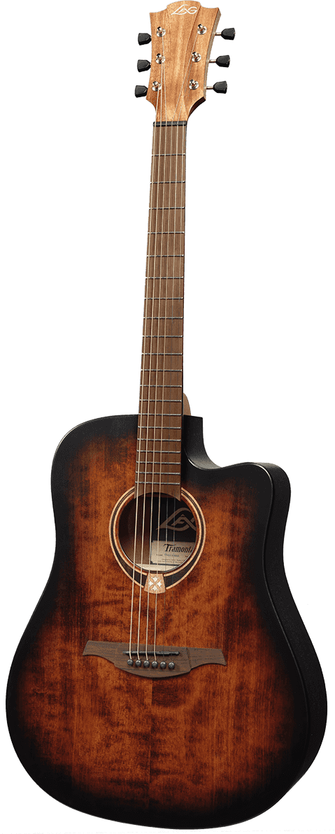 Tramontane T70DCE-B&B Dreadnought Ctw Zwart & Bruin
