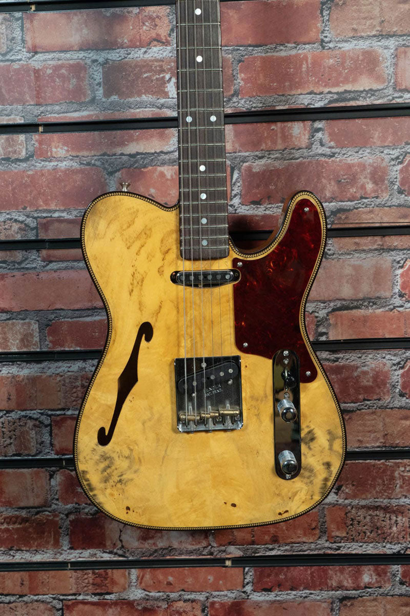 Esquire Buckeye Burl NOS Verouderd Naturel Artisan 2025