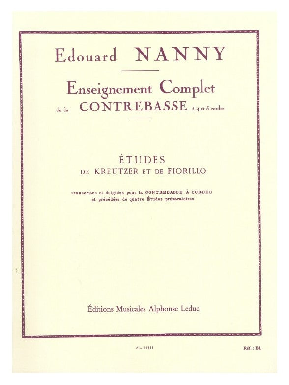 Leduc Nanny Edouard - Etudes De Kreutzer et De Fiorillo