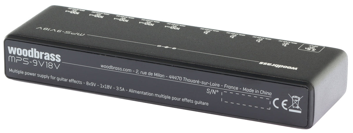MPS-9V18V, Slim-Voeding Voor 9 Pedalen