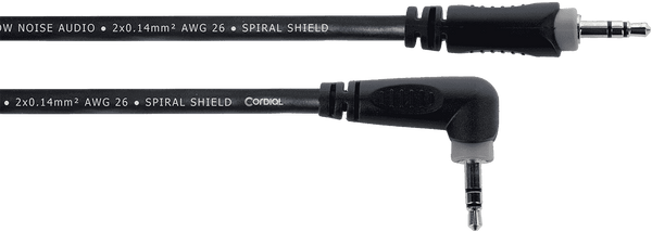 Stereo-Audiokabel Mini-jack Recht /Haaks 50 CM