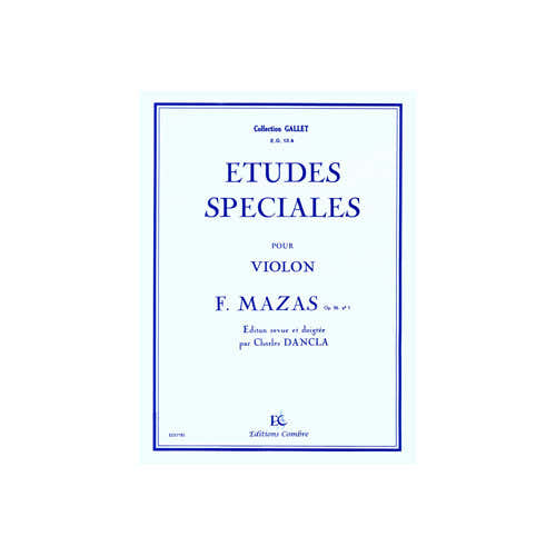Combre Mazas - Etudes Spéciales Op.36 No.1 - Violon