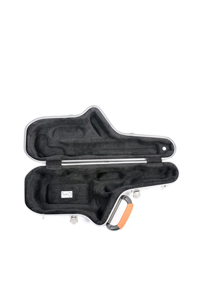 Altsaxofoon-Koffer Cabine La Defense - Geborsteld Aluminium
