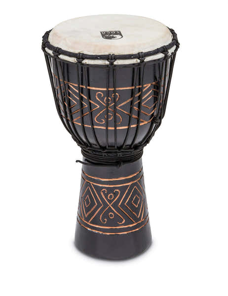 Djembe Street Series Medium 10" X 20" Zwarte onyx
