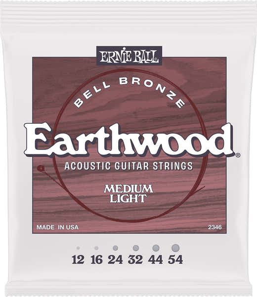 Ernie Ball 2346 Earthwood Bell Bronze Medium Light 12-54