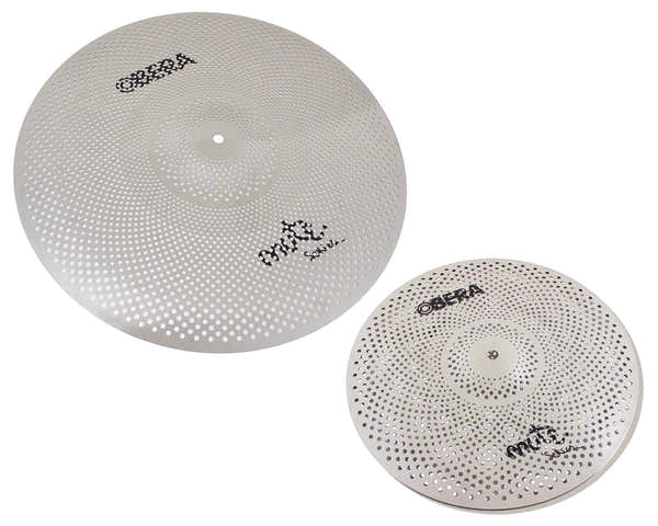 MUTE 2X SILENT CYMBALS SET - 14" 20"