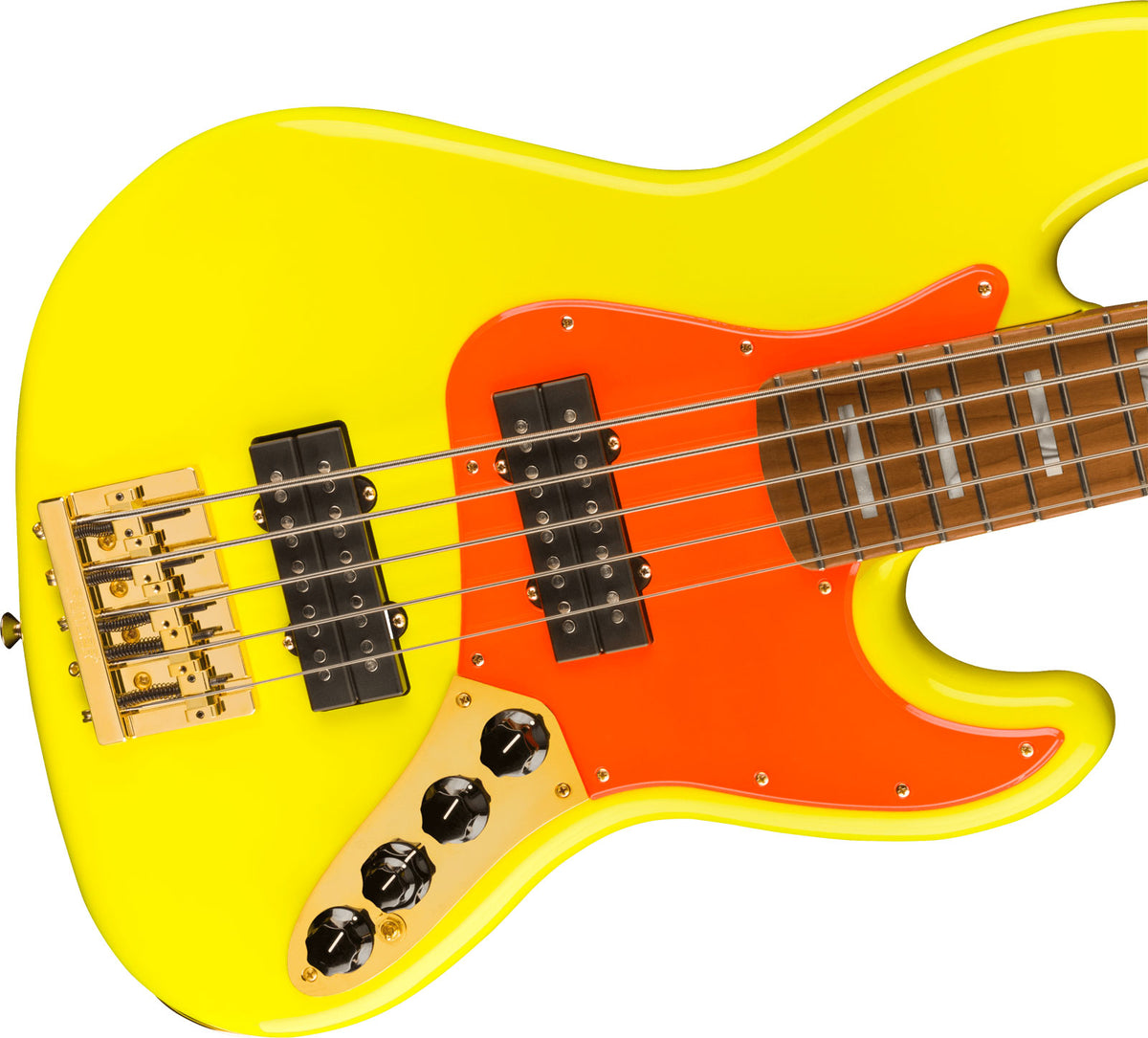 Jazz Bass V Signature Mononeon MN Neon Yellow