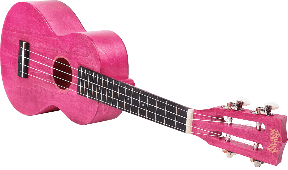 Ukulele Island Concert Cherry Red + Hoes