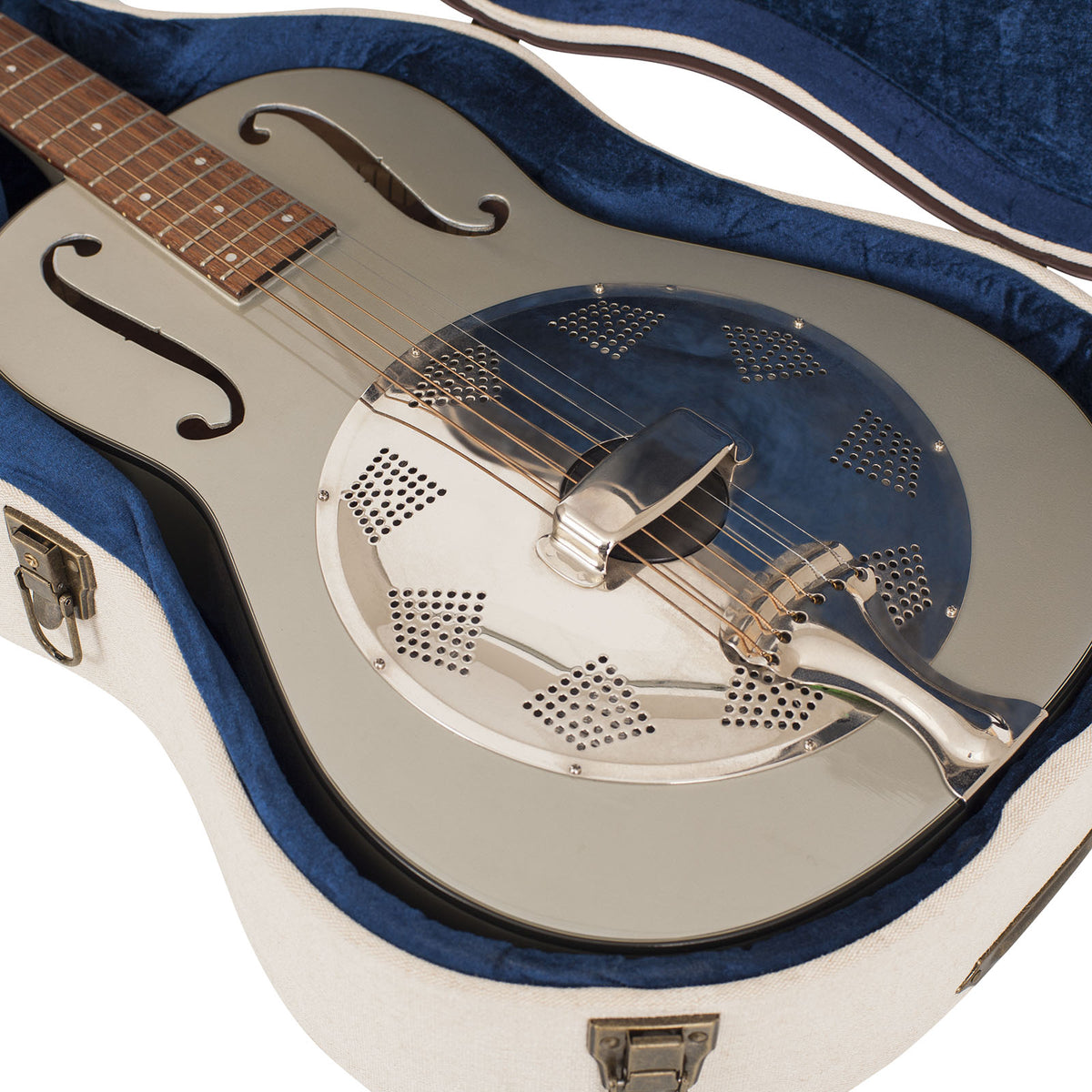 Deluxe houten koffer voor Journeyman Resonator Beige - GW