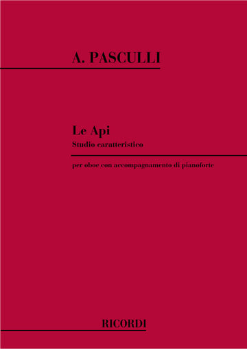 PASCULLI A. - LE API - HAUTBOIS & PIANO