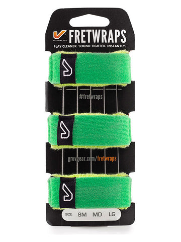 FretWraps 3-pack Bladgroen - Groot
