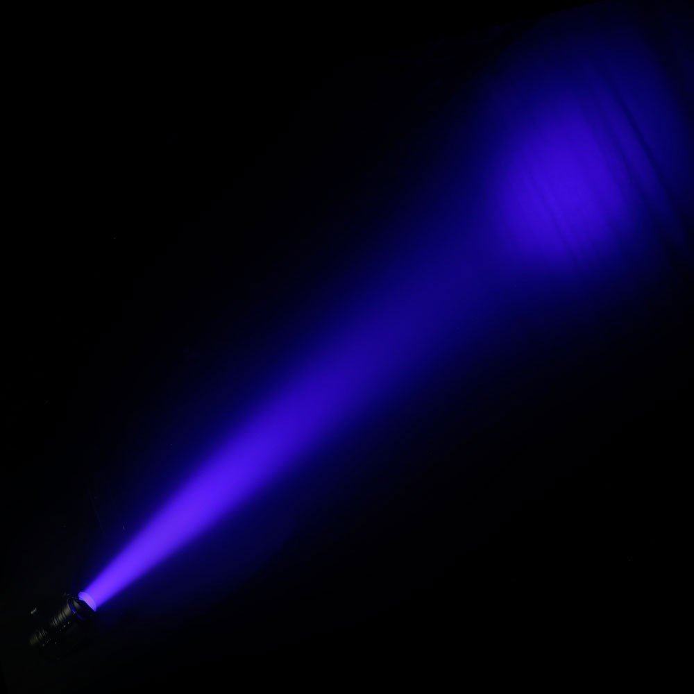 TS 60 W RGBW - SPOT VOOR THEATER MET CONVEX PLANEETLENS EN 60 W RGBW LED ZWARTE BEHUIZING