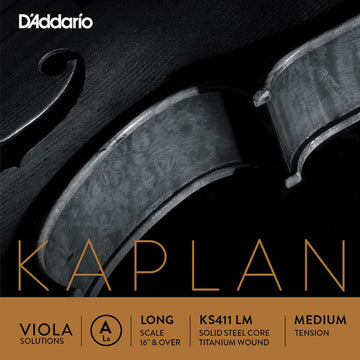 STRING ONLY (A) FOR VIOLA KAPLAN SOLUTIONS "LONG SCALE" TENSION MEDIUM