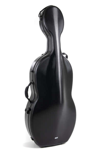 Gewa CELLO CASE POLYCARBONAT 4.6 4/4 BLACK ROLLY