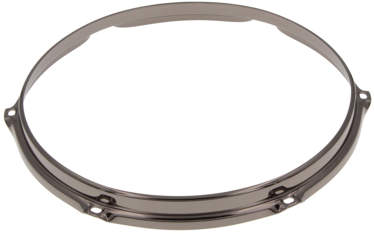 HS23-12-6BK - 12" 6 Holes Black 2.3mm S-Style Triple Flange Drum Hoop
