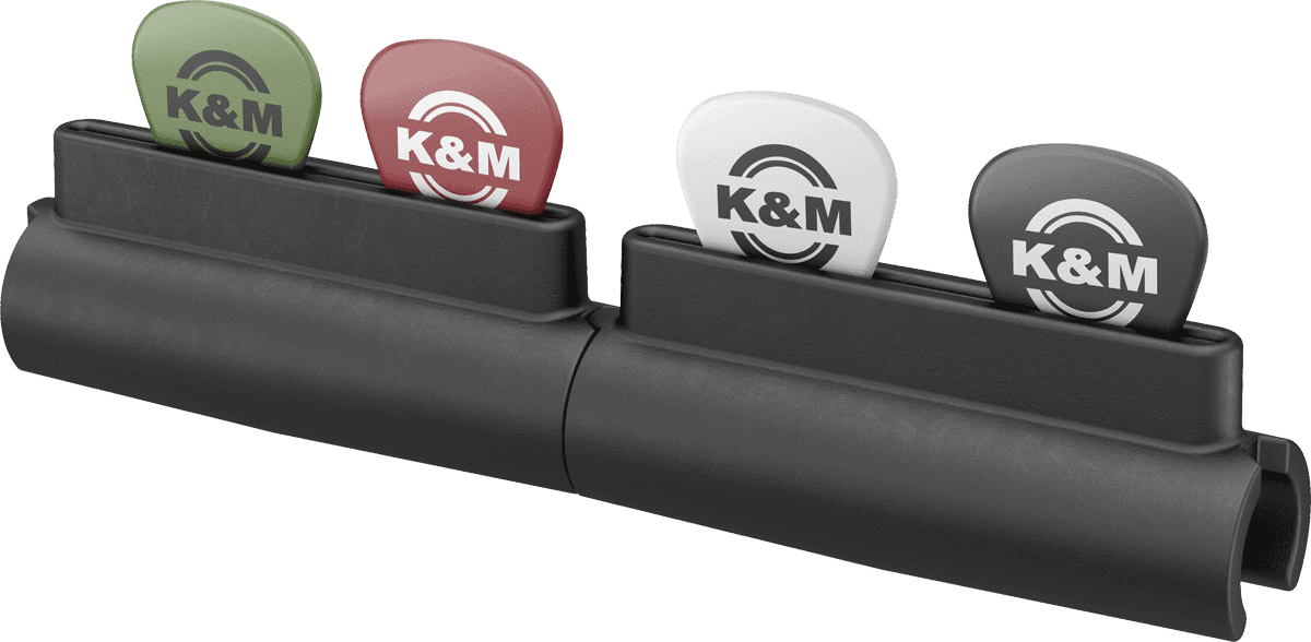 K&M Pick Holder Black For Microphone Stands - 14510