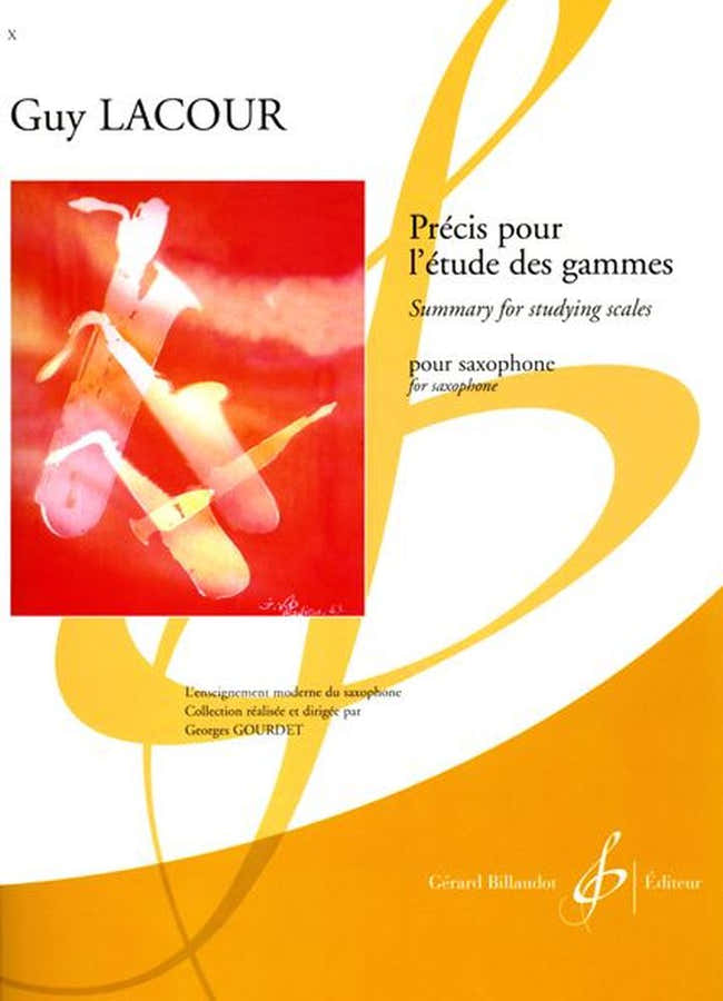 Précis Pour L'Étude Des Gammes Saxofoon - Lacour