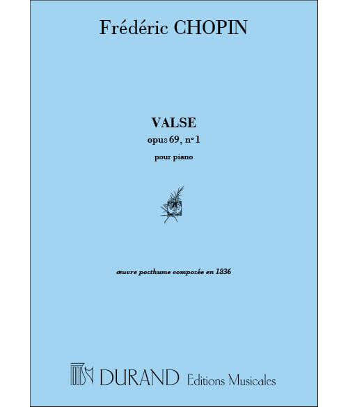 CHOPIN F. - VALSE OP 69 N 1 - PIANO