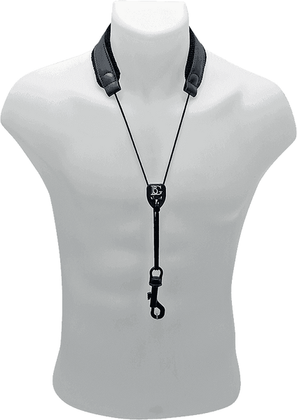 BG S20SH - ADRAAGBAND SAXOFOON ALTO TENOR CUERO (SNAP HOOK)