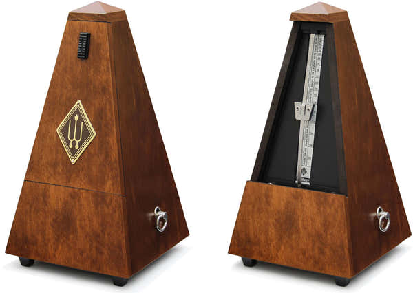 METRONOME PYRAMIDAL WALNUT BROWN MATT WALNUT 813M