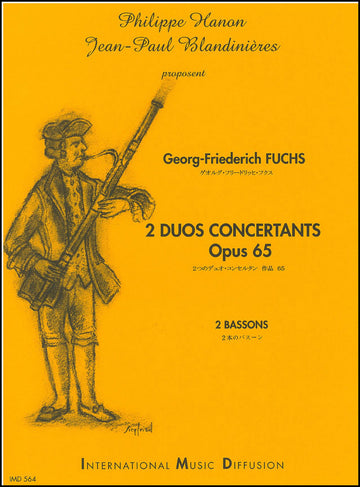 Fuchs - 2 Duos Concertants Op 65 - 2 Bassons