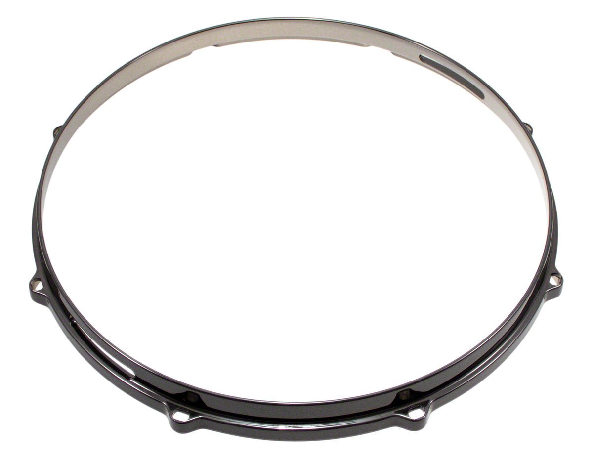 HDC3-14-8SBK - 14" 8 HOLES SNARE SIDE BLACK 3MM DIE CAST DRUM HOOP