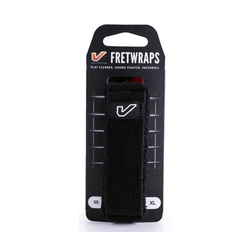 FRETWRAPS STRING MUTER- 1 PACK ZWART (GROOT)