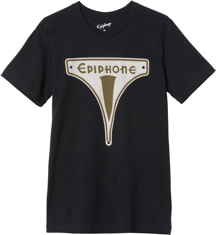 "XL" T-shirt met vintage lifestylebadge Zwart