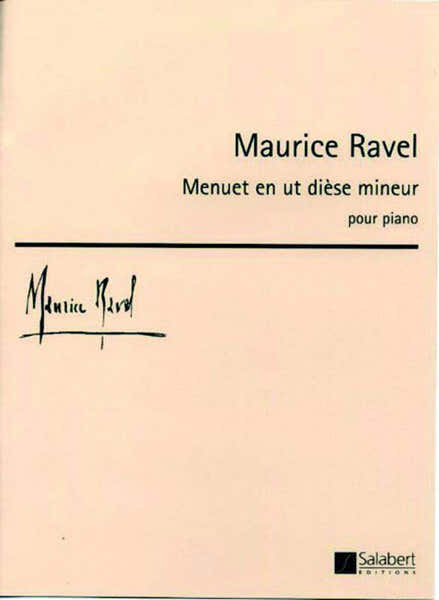 Salabert RAVEL M. - MENUET EN UT DIESE MINEUR - PIANO
