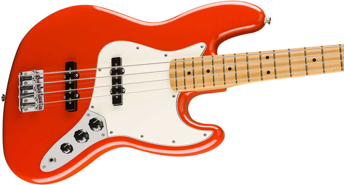 Jazz Bass Player II MN Koraalrood