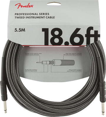 PROFESSIONAL INSTRUMENT CABLE 18.6' GRAY TWEED