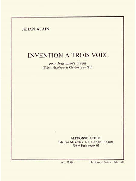 Leduc Invention à 3 Voix