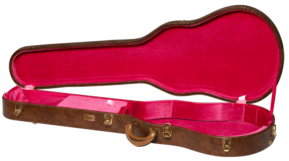 Koffer Les Paul Lifton Historic "5-latch" Bruin/Roze