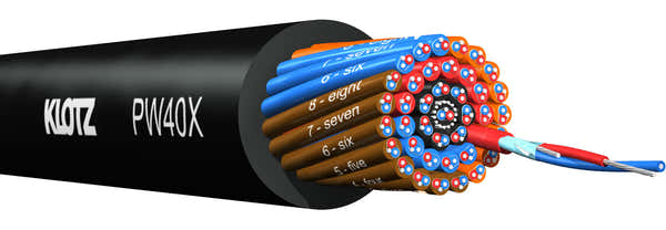Klotz PW08X.A - 8 PAIRS MULTICORE AUDIO CABLE - 100M REEL