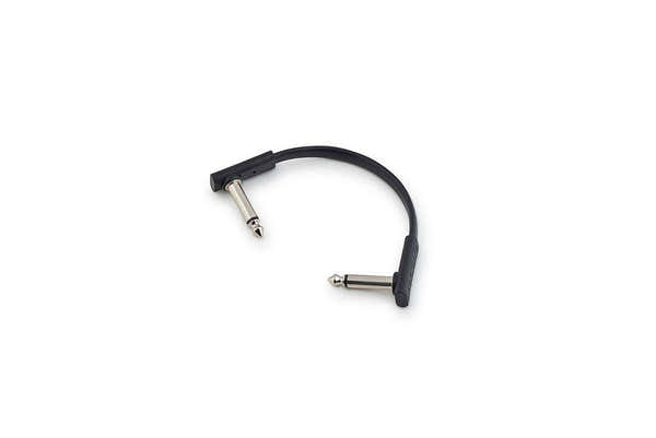 Platte patchkabel zwart 10cm