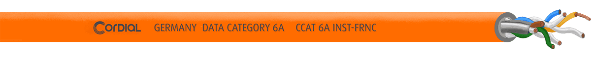 Cordial Netwerkkabelhaspel CAT6a Installatie 100 M
